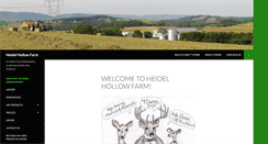 Desktop Screenshot of heidelhollowfarm.com