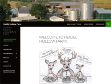 Tablet Screenshot of heidelhollowfarm.com